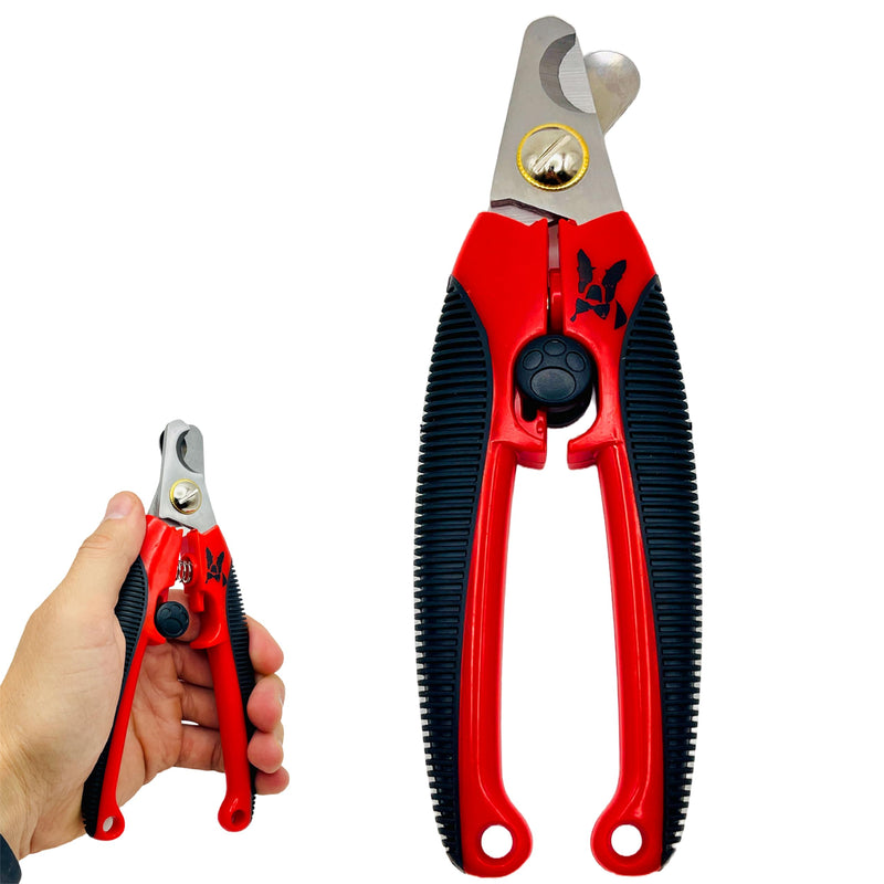 Warren London Dog Nail Clippers – Large Breed Nail Trimmer with Stainless Steel Blade, Safety Guard & Non-Slip Handle | Professional Grooming Tool for All Dog Sizes Large Nail Clippers - All Dog Sizes - PawsPlanet Australia