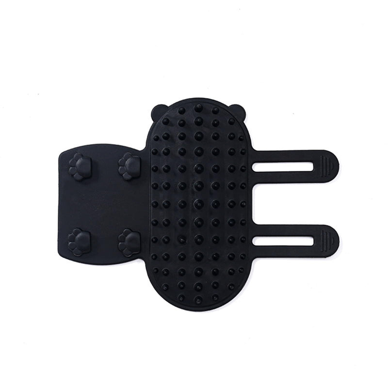 Groomer Brush,Grooming Brush for Cats Scratch Massage Brush Cats Self Groomer Scratcher Comb Cats Corner Groomer for Cats Soothing Rel Black - PawsPlanet Australia