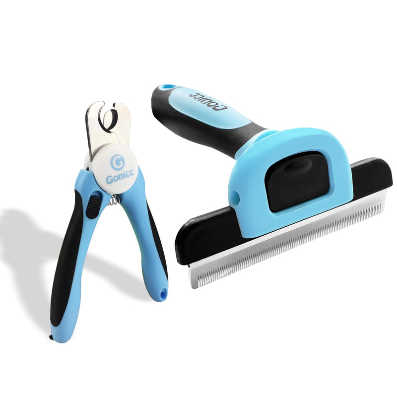 gonicc Professional Small Pets Nail Clippers and Pets Grooming Brush - PawsPlanet Australia
