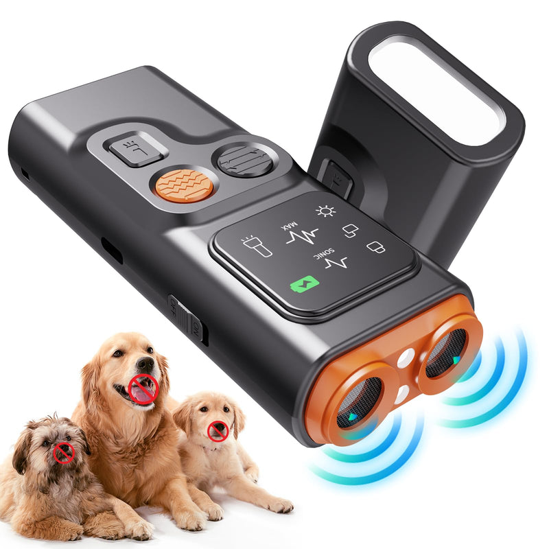 BarkGuard - Bark Guard Anti Barking Device for Dogs, 2024 Upgraded Dog Bark Deterrent Devices Can Stop Bad Behavior with HD Display and LED Flashlight, No Need Yell Or Swat, Just Point to A Dog (1) - PawsPlanet Australia