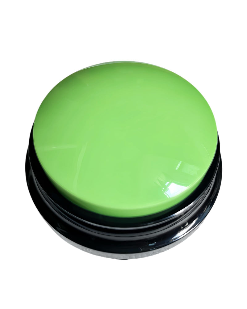 Dog Talk Buttons Voice Recording Button for Communication and Pet Training 30-Second Record & Playback Talking Button for Study, Office, Family, and Kids (Green, one) Green - PawsPlanet Australia