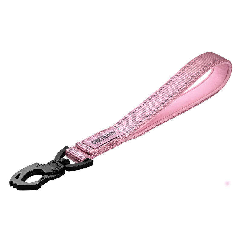 OneTigris Short Traffic Dog Leash for Small Medium Large Dogs(Pink,S) S Pink - PawsPlanet Australia