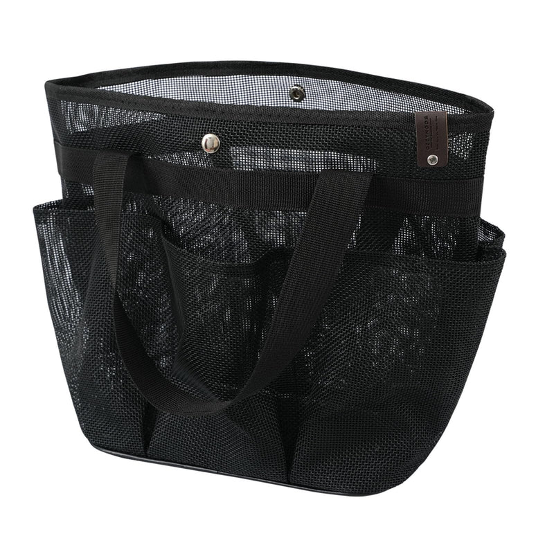 Mesh Horse Grooming Tote Bag Breathable Waterproof, 6 Pockets Horse Grooming Kit Tool Bags, Horse Cleaning Caddy Box for Cleaning Supplies, Pet Grooming Organizer for Horse Dog Goats, Black - PawsPlanet Australia
