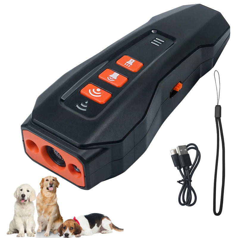 Barks No More Dog Training Device, Ultrasonic Barking Control Whistle Silencer Deterrent Stopper Repeller Aid Safe Pet Guard Anti Unwanted Whining Behavior Outdoor Indoor Silent Remote Clicker Trainer - PawsPlanet Australia