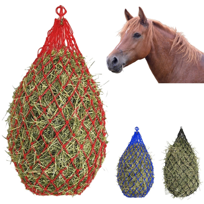 3PCS Hay Net for Horses, Slow Feed Hay Bag, Hanging Hay Feeder for Horses, Goats, Sheep - PawsPlanet Australia