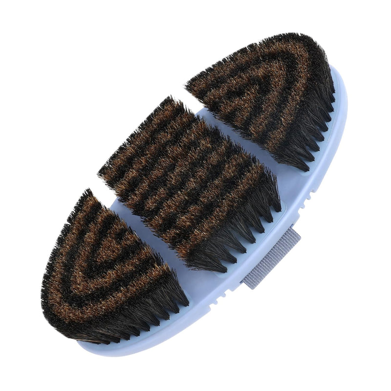 Horse Body Brush Flexible Professional Grooming Tool For Horse Brush, Dirt Removal Equine Supply Hold In Hand - PawsPlanet Australia