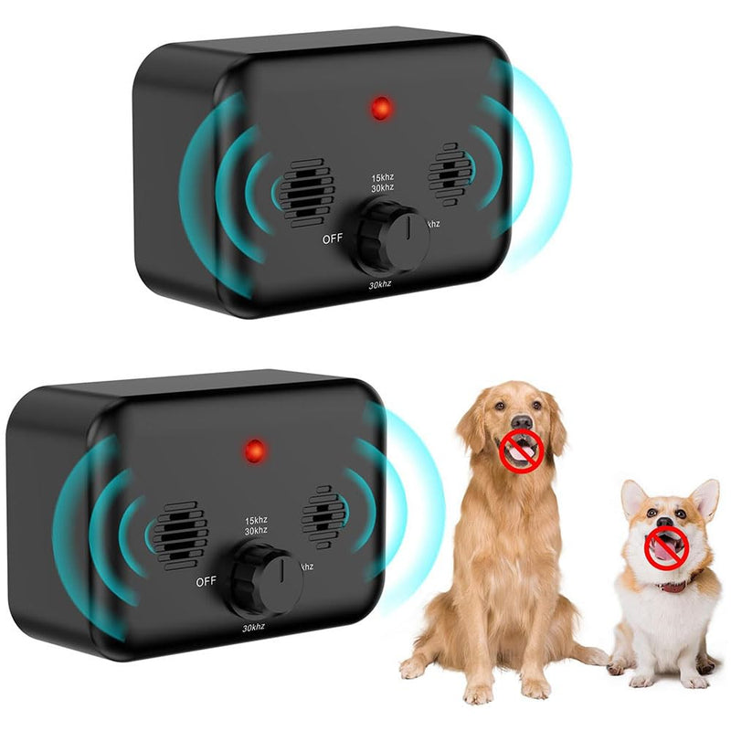 Anti Barking Device for Dogs Auto Dog Bark Deterrent Devices for Indoor Outdoor Rechargeable Dog Barking Silencer with 3 Modes Ultrasonic Barking Control Deterrent Devices Safe for Dogs People-2 Pack - PawsPlanet Australia