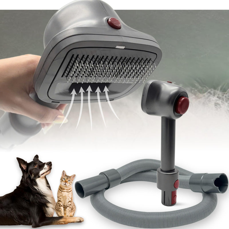 Pet Hair Grooming Brush Vacuum Attachment for Dyson V7 V8 V10 V11 V15/Big Ball/V6 DC58 DC59, Compatible with Shark NV501/HV322/HV301 Miele 1-3/8'' & Small Shop Vacs 1.25" – Cat/Dog Grooming Brush - PawsPlanet Australia