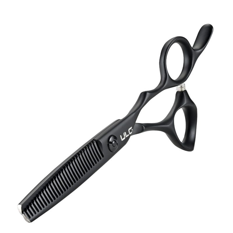 ULG Texturizing Shears – Professional Stainless Steel, 30-Teeth Thinning Scissors, Teflon Coated, Deer Tooth Blades for Precise Thinning and Layering, Ideal for Stylists and Barbers Texturizing Shears-Deer Tooth Blades - PawsPlanet Australia