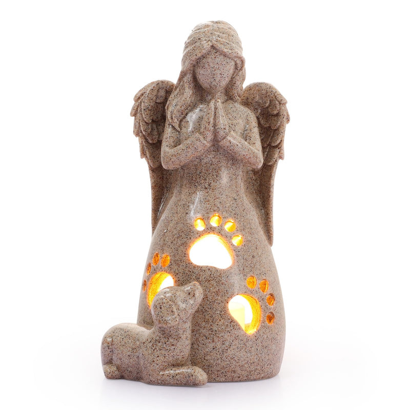 BEARAE Loss of Dog Sympathy Gift, Dog Memorial Gifts Candle Holder, Dog Passing Away Gifts, Angel Dog Memorial Statue, Dog Angel Figurine, Pet Memorial Gifts for Dogs - PawsPlanet Australia