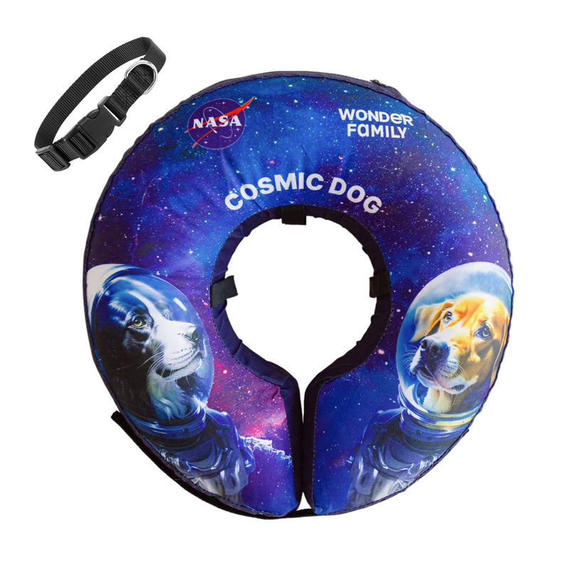Dog Donut Collar After Surgery - Soft Dog Cone Collar - Inflatable Dog Cone Alternative to Cone of Shame - Dog Pillow Cone for Dogs to Stop Licking - Elizabethan Collar for Dogs - Dog Recovery Collar XL (Neck: 17"-22") - PawsPlanet Australia