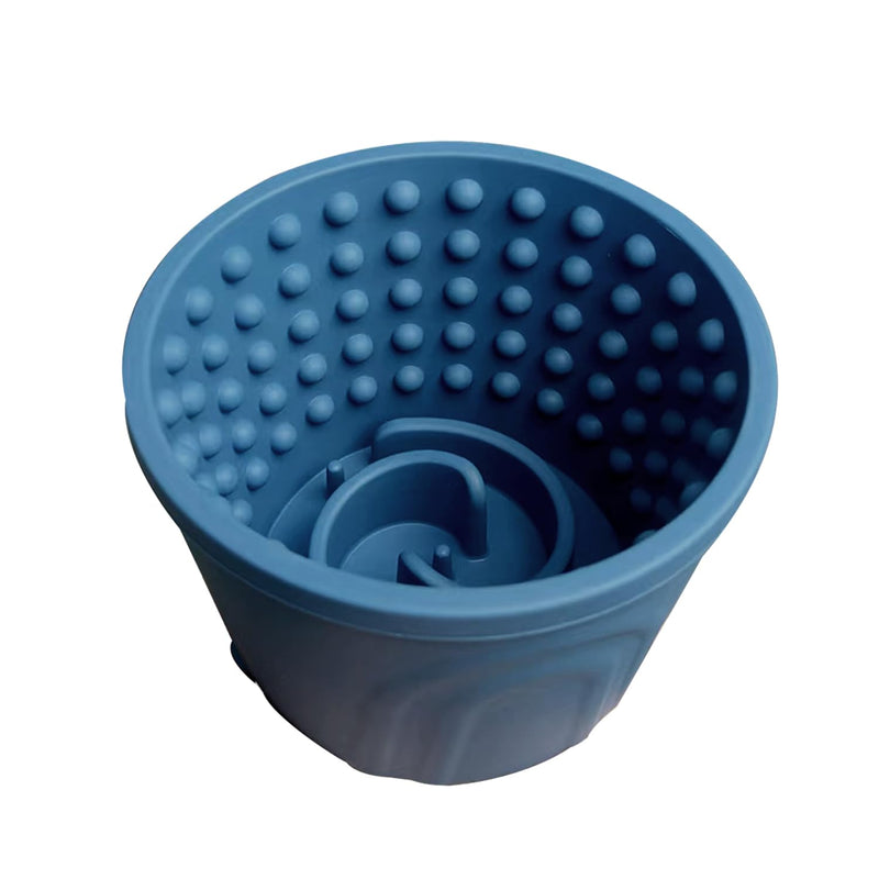Dog Slow Feeder Lick Bowl, Non-Slip Slow Dog Eating Bowl, Long Lasting Silicone Anti-chocking Treat Dispenser, Easy to Clean & Durable Pet Dish (M) Medium - PawsPlanet Australia