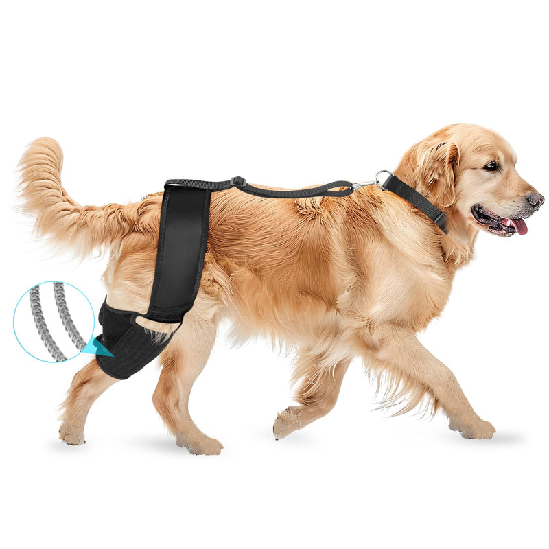 Dog Knee Brace for Torn ACL Hind Leg， Supports Large and Small Dogs with CCL, Cruciate Ligament Injury, Osteoarthritis Relief, Enhances Mobility and Better Recovery (M) Medium - PawsPlanet Australia