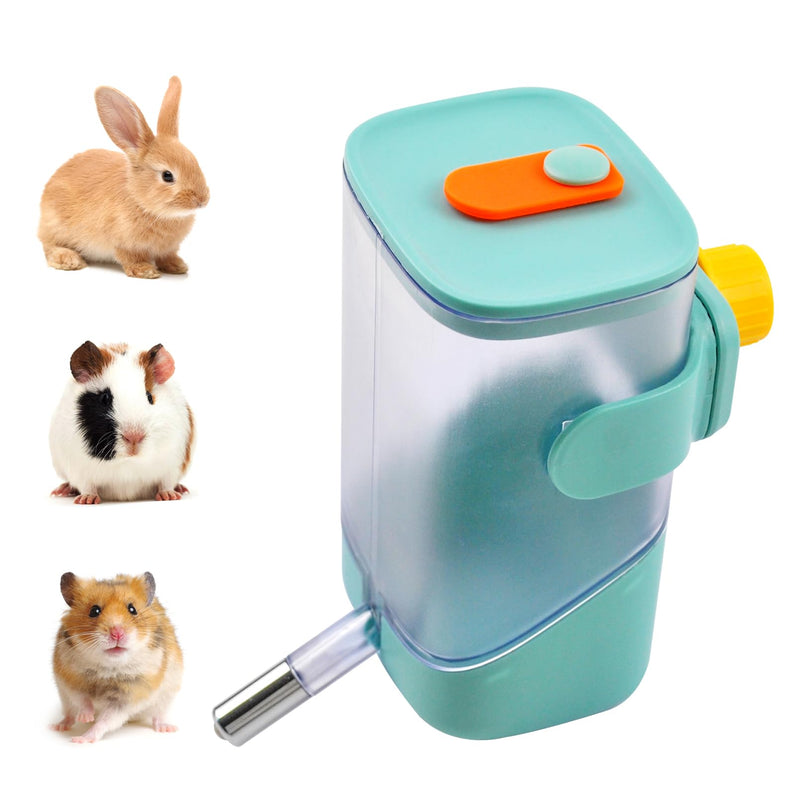 Water Bottle for Rabbits No Drip,Small Animal Leak Proof Water Bottle for Cage Crate,23 oz Pet Hanging Water Dispenser for Bunny Guinea Pig Chinchilla Ferret Squirrel Hedgehog(Green) - PawsPlanet Australia