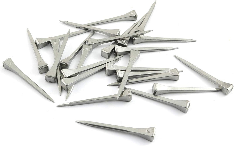 50pcs Steel 2 Inches E5 Horseshoe Nail Stainless Steel Horseshoe Tools for Horse Training Equestrian Sports E5/2" x50 - PawsPlanet Australia