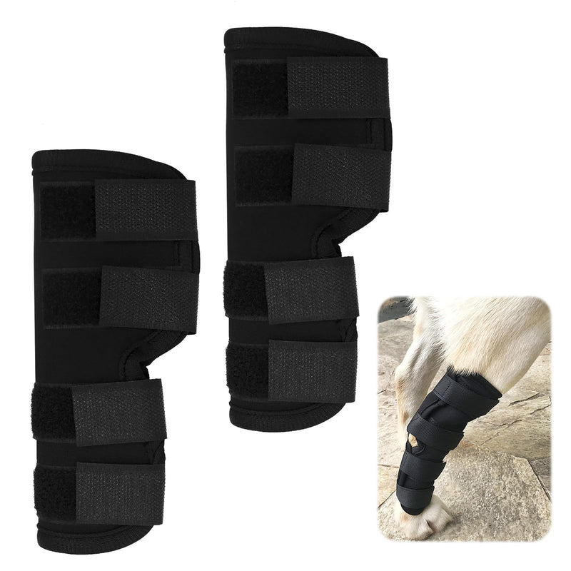 Dog Leg Braces for Rear Leg, Adjustable Dog Leg Sleeve Added Mobility Safety for Active Aging Dogs, Knee Support Straps for Outdoor Adventures Daliy Use Enhanced Stability (1 Pair) - PawsPlanet Australia