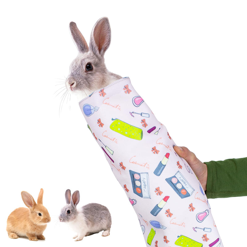 21.6'' Grooming Wrap for Rabbit, Rabbit Wrap for Grooming Cutting Nails, Soft Rabbit Restraint for Nail Clipping Rabbit Swaddle Wrap for Nail Trimming Anti-Scratch Anti-Escape Pet Tool Wrap - PawsPlanet Australia