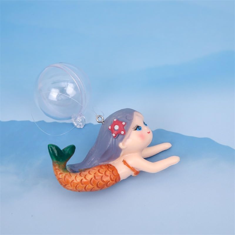 Floating Fish Tank Decor, Aquarium Fish Tank Mermaid, Fish Tank Ornaments, Eye Catching Decoration, Aquatic Pets Cartoon, Miniatures Figures for Fish Tank, Aquarium Décor Thematic Ornaments - PawsPlanet Australia
