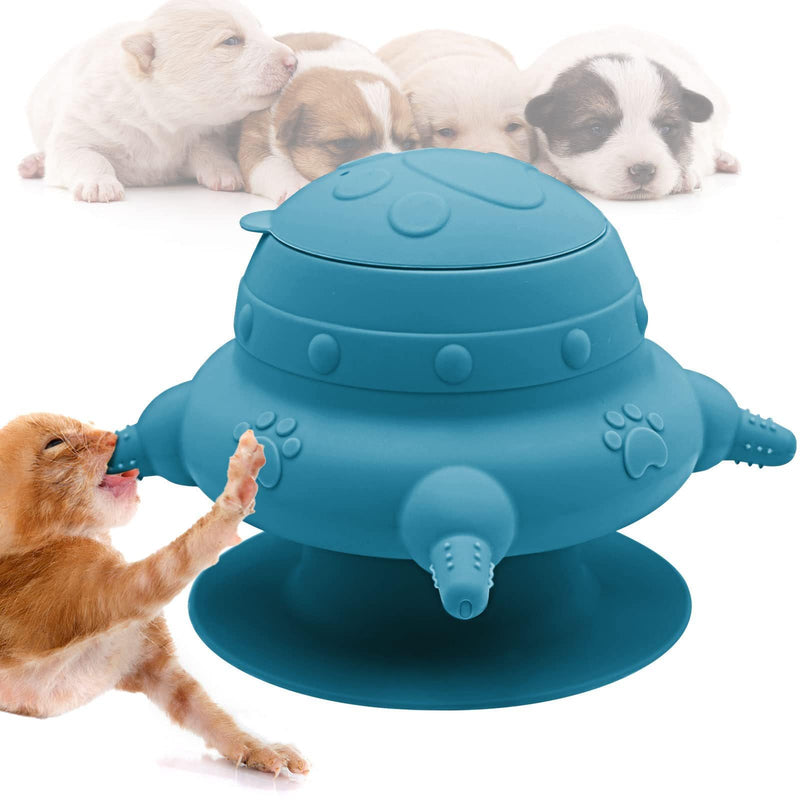 Puppy Milk Feeders for Multiple Puppies Kitten Feeding Bowl with 4 Nipples Silicone Nursing Bottle 235ml Food Water Feeding Station for Small Pets navy - PawsPlanet Australia
