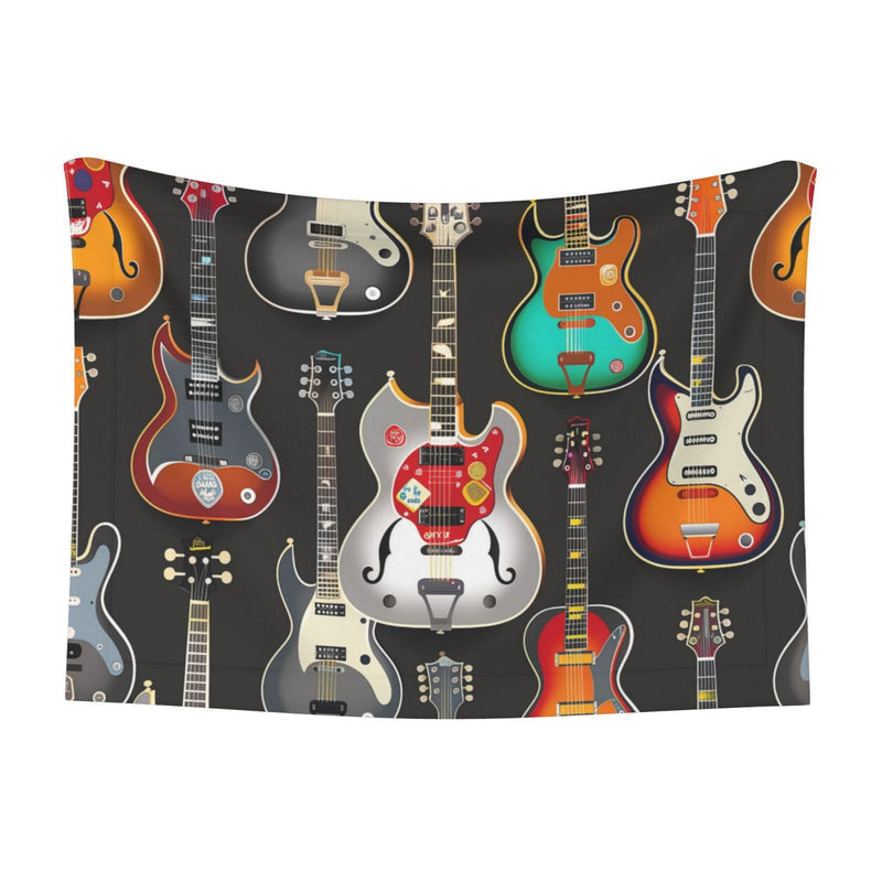 Guitar Pattern Blanket for Dog Cat Kitten, Music Theme Soft Warm Pet Blankets for Couch Sofa Bed Furniture Protector Washable Large Dog Blanket 40 * 28in 40*28inch - PawsPlanet Australia