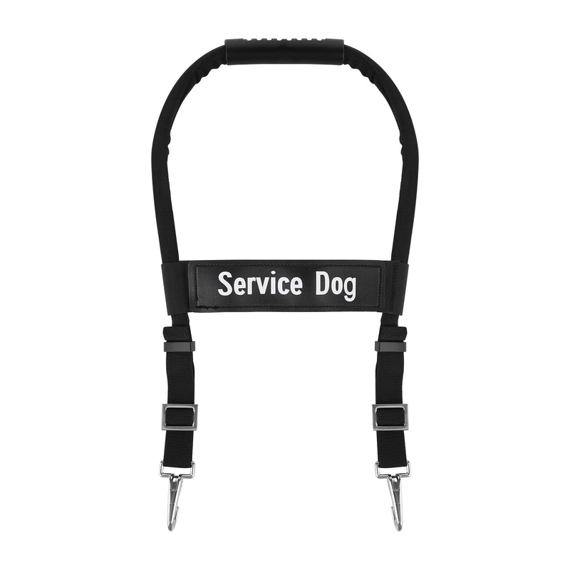 Adjustable Service Dog Handles, Guide Dog Bridge Leash for Service Dog Vest Harness Dog Gear Dog Accessories (12-20 Inch) - PawsPlanet Australia