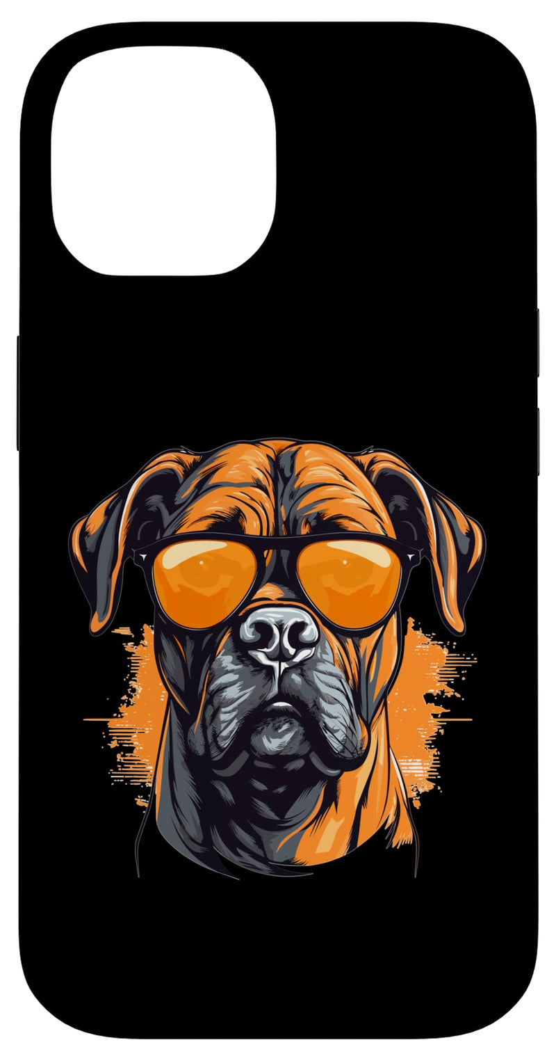 iPhone 14 Boxer Dog Breed Pet with Sunglasses Case iPhone 14