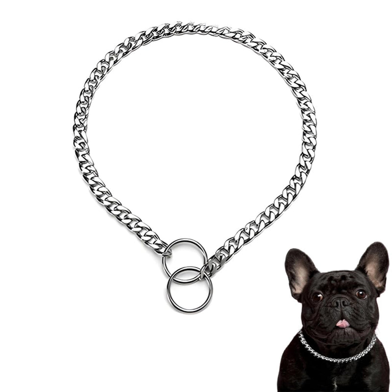 Choke Collar for Dogs Large Breed, Dog Chain Collars Slip P Chain Choke Metal Link Training Heavy Duty Martingale Dog Collar for Xs Small Medium Large Big XL Breed Dogs, XL - PawsPlanet Australia