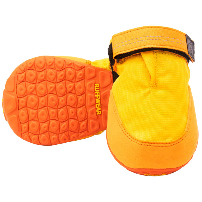 Ruffwear, Summit Trex Dog Shoes, All-Season Paw Protection with Durable Non-Slip Grip & Stay-Put Fit for Everyday Adventures, Sunrise Yellow, 2.75" 2.75 in (2 Boots) - PawsPlanet Australia