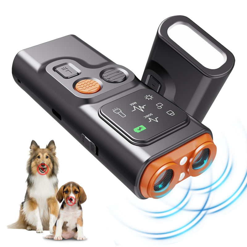 Bark Guard,Bark Guard for Dogs,Anti Barking Device for Dogs,Rechargeable Ultrasonic Dog Bark Deterrent Device with Hd Display and Led Flashlight,Stop Bad Behavior Without Yelling Or Swatting - PawsPlanet Australia