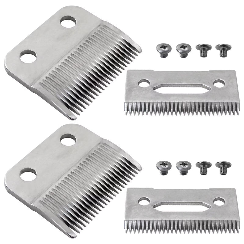 Upgraded 2 Pack 2 Hole Clipper Blade for Wahl ProSeriesPlatinum/Self-CutPro/Pet- Pro/Notfit Multi-Purpose79607 / 5Star / MagicClip / 5StarMagicClipCordless / 5StarSenior - PawsPlanet Australia