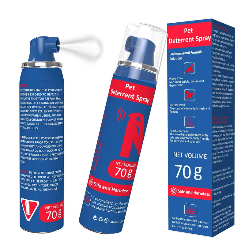 Corrector Spray Dog Trainer, 75ml Pet Instructor Spray for Dog, Humane Effective Help Dog Stop Unnecessary Behaviour: Stop Barking, Dog Fights & Attacks (2 Pack) 2 Pack - PawsPlanet Australia