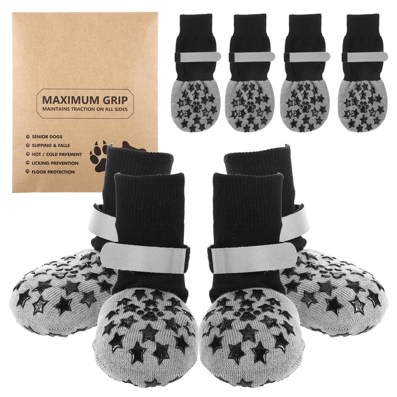 Dog Socks to Prevent Licking Paws, Dog Socks for Hardwood Floors Anti Slip, Grip Socks for Dogs, Non Slip Socks for Dogs,Dog Grippy Socks for Senior Dog Paw Protector,Dog Paw Covers for Large Dogs (L) L - PawsPlanet Australia