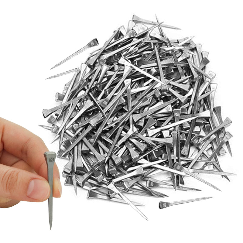 250pcs Horseshoe Nails E6 Stainless Steel,2.1 Inches Easy Carry Hoof Horseshoe Tools,Securing Firmly Tool Accessory for Horse Training Equestrian Sports (E6) - PawsPlanet Australia