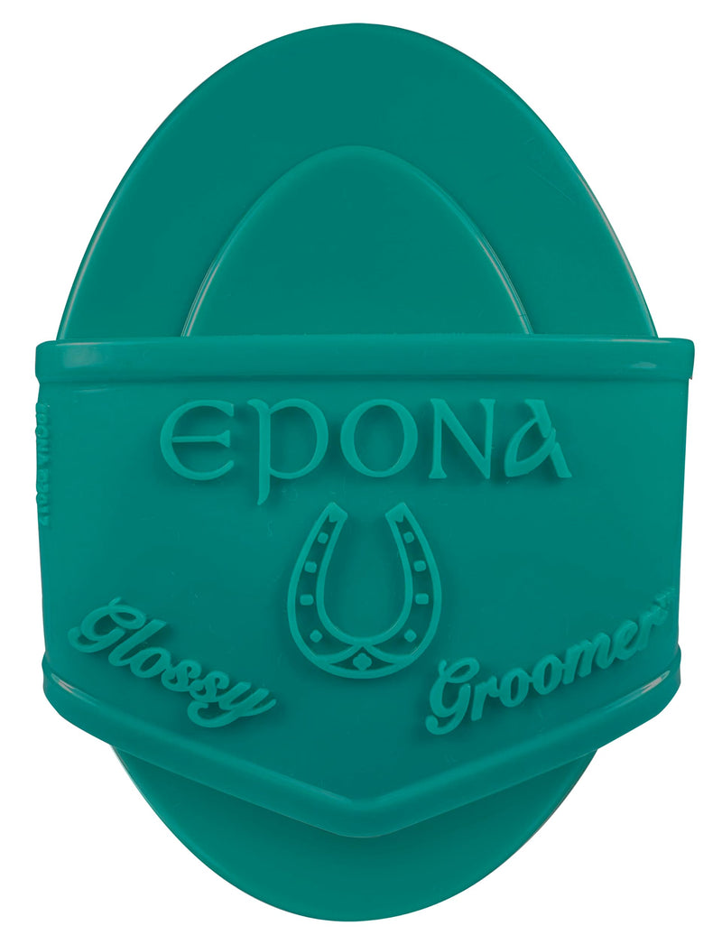 Epona Glossy Groomer (Turquoise) Horse Grooming Tool - PawsPlanet Australia