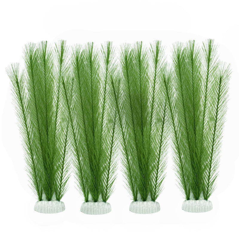 M2cbridge Plastic Fish Tank Plants Soft Silk Water Grass Reptile Plants for Terrarium Simulate Plants and Aquarium Landscape(4pcs,12") 4pcs,12" - PawsPlanet Australia