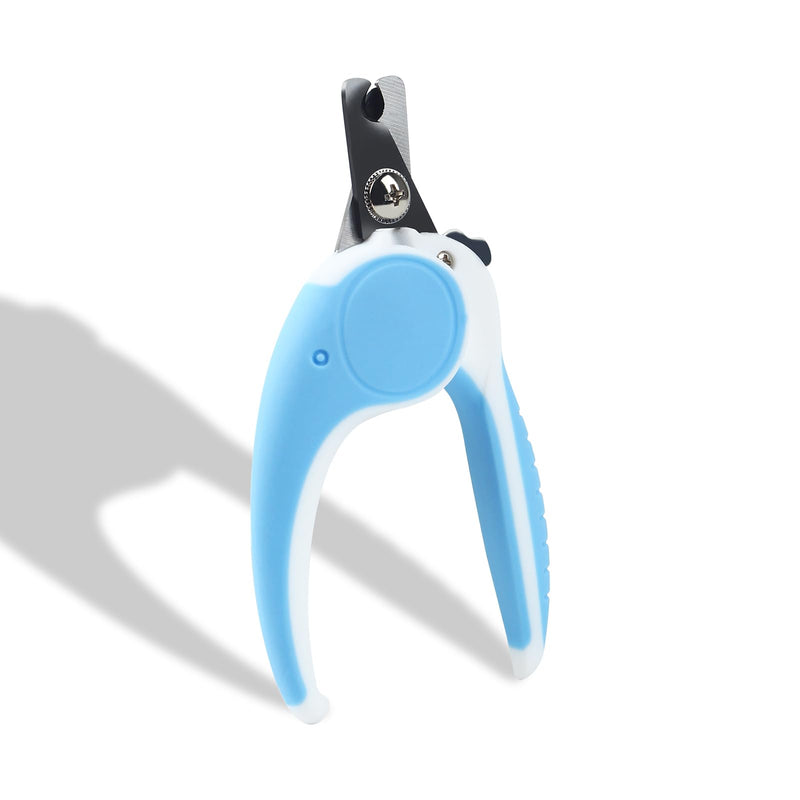 Pet Nail Clippers, Dog Nail Trimmers with Safety Guard to Avoid Excessive Cutting Nails, Dog Grooming Clippers has a Variety of Colors Suitable for Dogs, Cats and Other Pets（Blue） Blue - PawsPlanet Australia