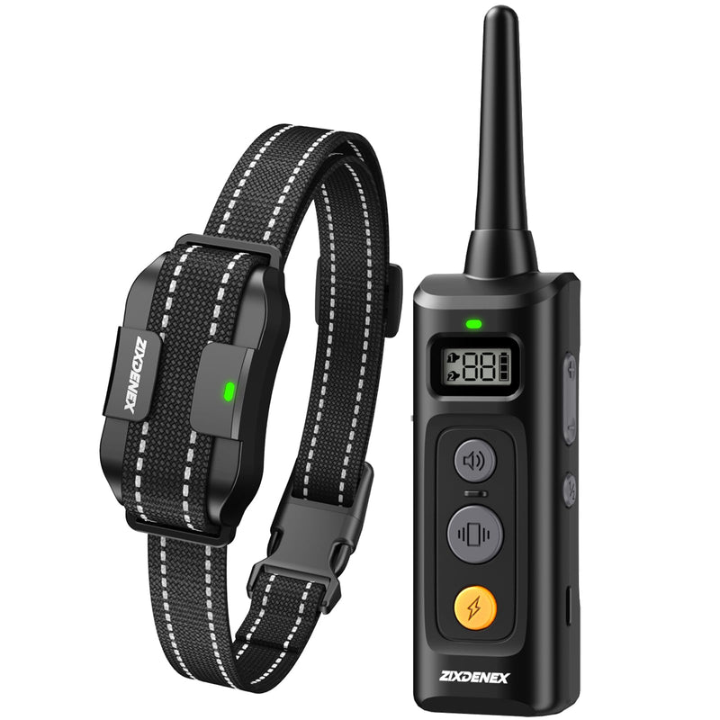 Dog Training Collar - 3200FT Dog Shock collalwith Remote Control, lPX7 Waterproof DogCollar with Beep, Vibration, Safe Shock 3Training Modes, Rechargeable E-Collar for AllSmall Medium Large Dogs XGQ-01 - PawsPlanet Australia