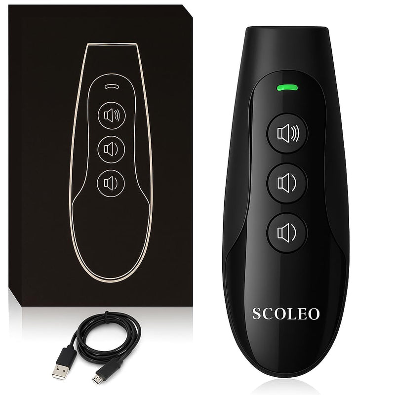 Anti Barking Device for Dogs - Ultrasonic Dog Trainer with VF Tech, 3 Modes Bark Control, Rechargeable Dog Bark Deterrent for Behavior Correction - Indoor & Outdoor Use Black - PawsPlanet Australia
