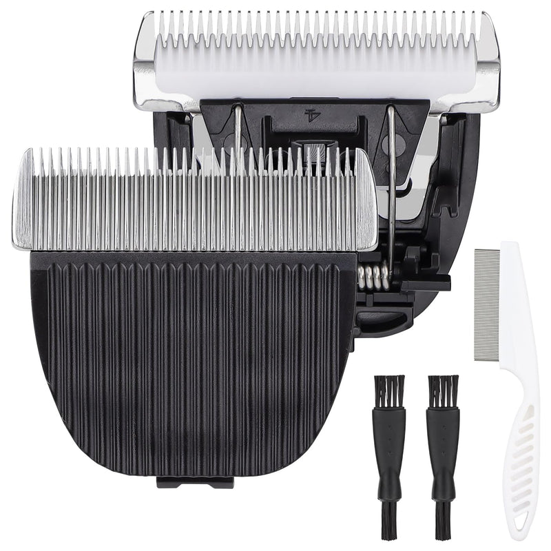 Pet Dog Grooming Replacement Blades: Low Noise Pet Clipper Replacement Blades for ONEISALL Dog Low Noise Dog Clipper & Dog Hair Vacuum Clipper - PawsPlanet Australia