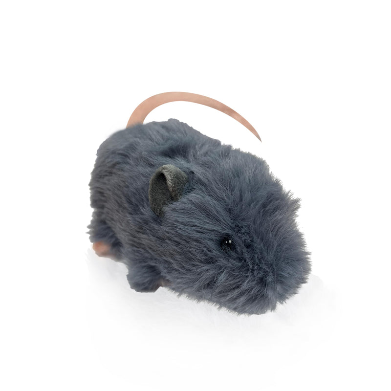 Vaulted Skulls & Co Mouse Dog Toy 7" | Mouse Stuffed Animal Small | Fluffy Mouse Small Dog Toy | Cat Mouse Toy | Small Mouse Plush Dog Toy | Mouse Toy for Cats | Squeaker-Free | Gray | 7" - PawsPlanet Australia