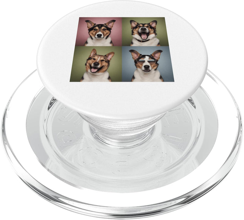 Kangal Pet Face Portrait Photobooth With Sunglasses PopSockets PopGrip for MagSafe Magnetic PopGrip - PawsPlanet Australia