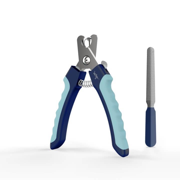 WePet Dog Nail Clippers U10.1, Dog Nail Trimmer Large Breed with Quick Sensor, Razor Sharp Blade Professional Pet Nail Clipper with Safety Guard and Nail File, Pale Turquoise #09 Pale Turquoise - PawsPlanet Australia