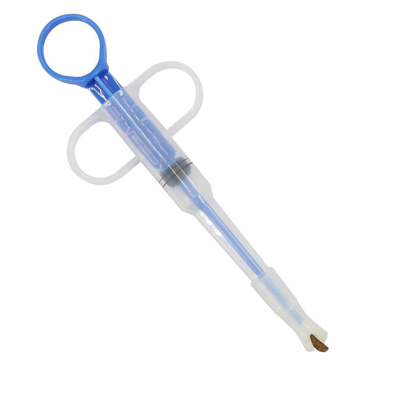 Pet Pill Dispenser, Pill Gun Shooter Tablet Soft Tip Syringe Medical Feeding Tool for Dogs, Cats, and Small Animals (Blue) - PawsPlanet Australia