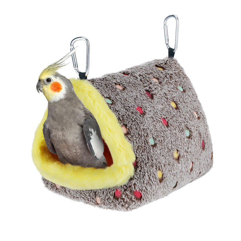 MEWTOGO Medium Warm Bird Nest House - Cozy Bird Bed for Cage with Mat, Hanging Hammock Shed Hideaway Hut for Budgerigar Monk Parakeet Rose-Ringed Parakeet Plain Parakeet Sun Conure Cockatiel - PawsPlanet Australia