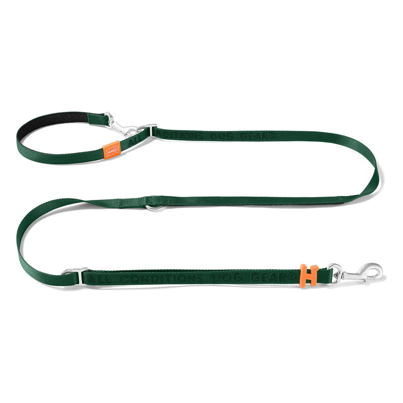 HOWGO Hands Free Dog Leash with Padded Handle,Multifunctional Crossbody Waist Leash for Walking Running Jogging Training,7.5 FT Nylon Adjustable Length for All Breeds(Green, Ultralight) Green - PawsPlanet Australia