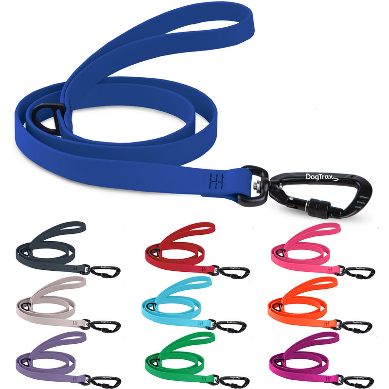 Essential Biothane Dog Leash, 3 Ft Training Lead, Cobalt Blue, Waterproof, Odor Proof, Made in USA, Self Locking Swivel Carabiner 3 Ft x 3/4" - PawsPlanet Australia