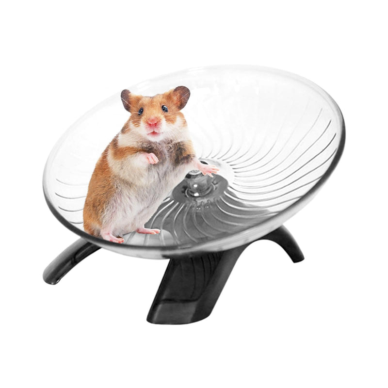 Kakalote Hamster Wheel, Hermit Crab Climbing Toys Silent Running Exercise Wheel, Small Animal Exercise Wheels Hermit Crabs Wheel for Hamsters, Gerbils, Hermit Crab Small Cage grey:18cm - PawsPlanet Australia