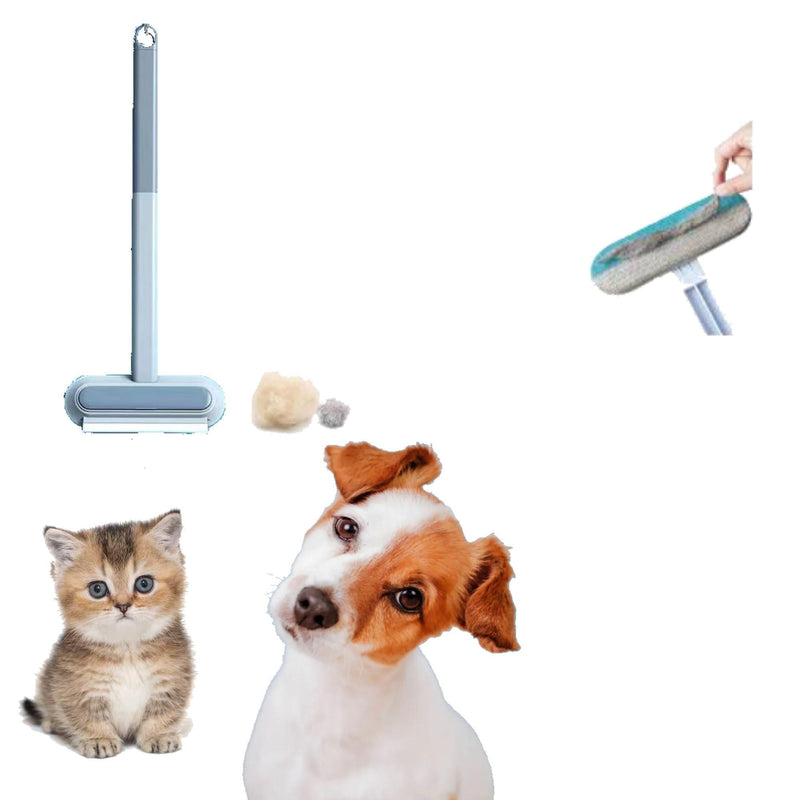 Pet Hair Remover for Dogs and Cats – 3-in-1 Reusable Self-Cleaning Brush – No Adhesive, Easy to Use – Removes Fur from Sofa, Bed, Clothes & Car – Lint Roller Alternative - PawsPlanet Australia