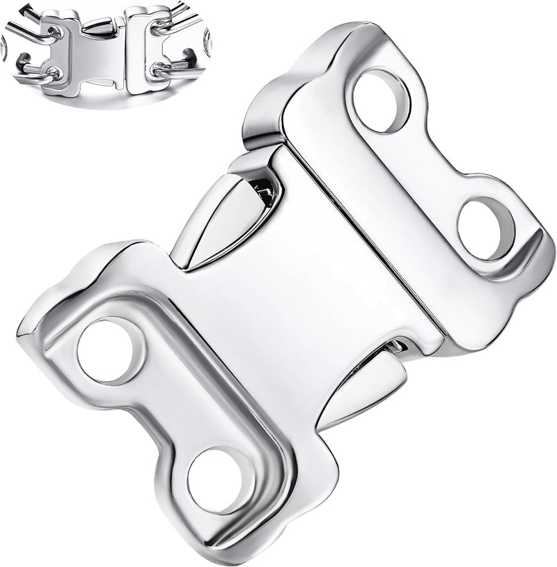 Dog Collar Buckle, Quick Release Stainless Steel Buckle for Small Medium Large Dog Training Collar (2.25mm) 2.25mm - PawsPlanet Australia