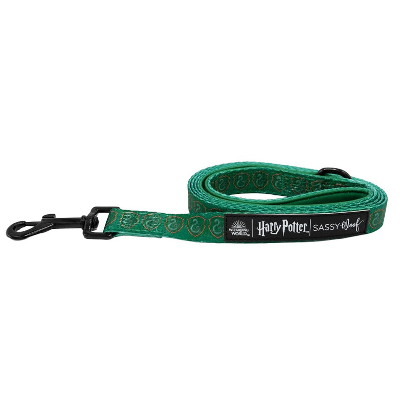 Sassy Woof Harry Potter™ Slytherin Dog Leash 60-Inch with Neoprene Padded Handle - Comfortable, Durable, and Stylish for Small to Large Dogs - PawsPlanet Australia